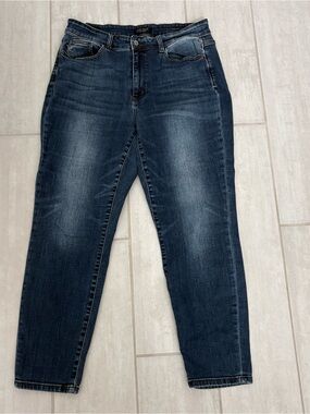 Judy Blue Dark Wash Women's Denim Jeans, Slim Fit size 16w